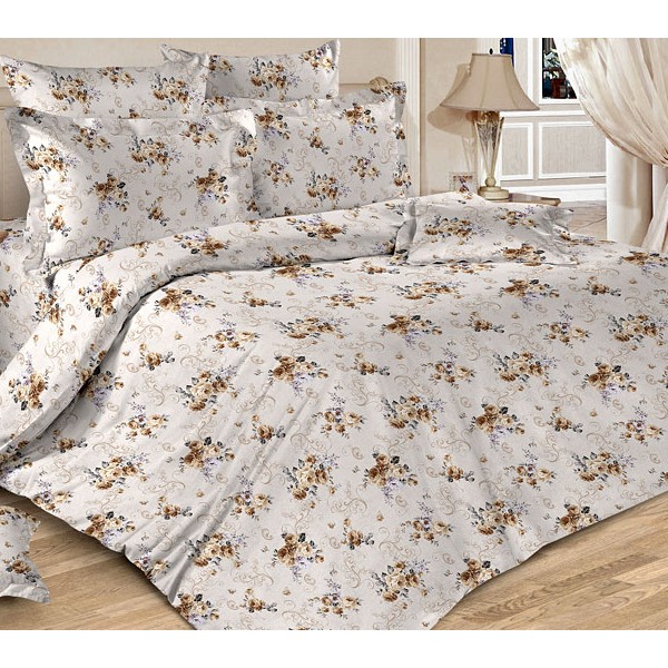 Светло-серая Тейково Карамель с цветами