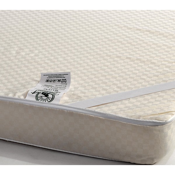 Матрас ППУ Шарм жаккардовый тик в квадратик с боковой молнией-FSD_6622