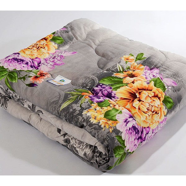 Этюд одело легкофайбер облегченное серый полиэстер яркте цветы