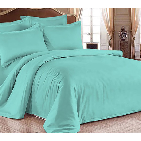 Нежная бирюза однотонный сатин