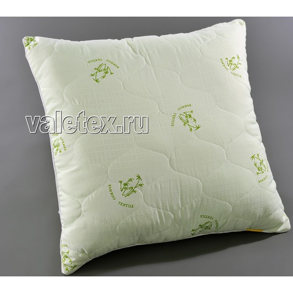 Подушка эвкалиптовое волокно поплин стёганный светло-кремовая Валетекс DSC_2718