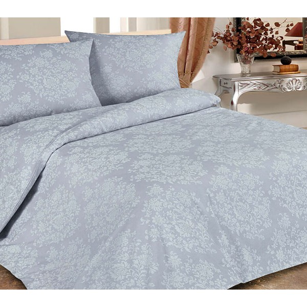 Светло-серая бязь со светло-сероватыми рисунками