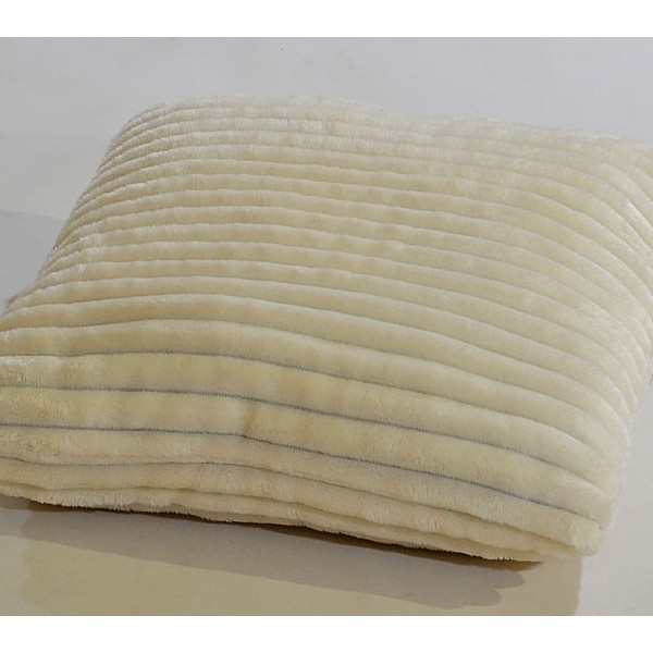 Белоснежный велсофт с белыми полосами полиэфирной подушки