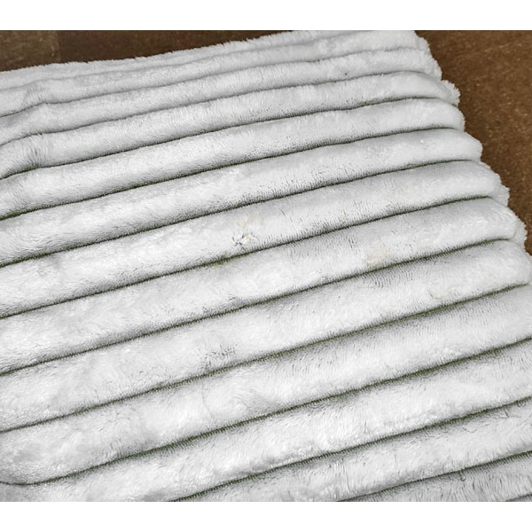 Белый плед УЮТ полуторка 140*205