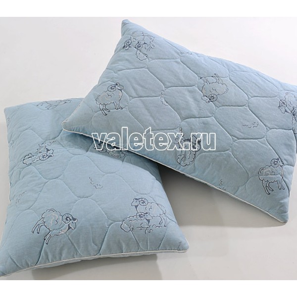 Подушка овечья шерсть поликоттон стеганная DSC_0711