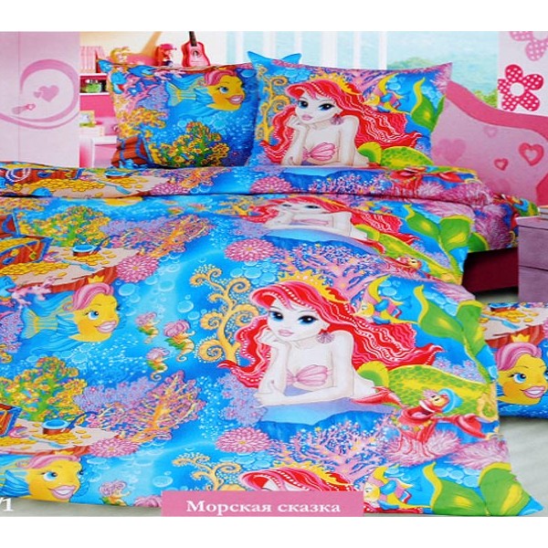 Постельное белье бязь Эксклюзив Морская принцесса FSD_6303