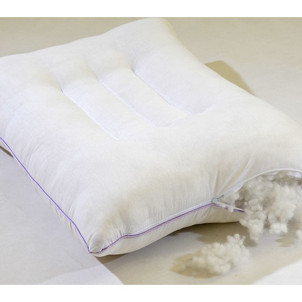 Анатомическая подушка белая бязь с кантом 50х70 от Валетекс FSD_9068