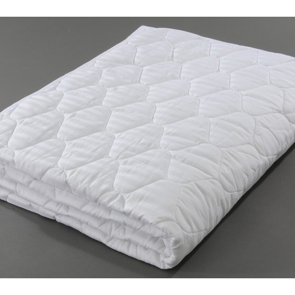 Стеганое одеяло хлопковая вата в белом сатине FSC_0569