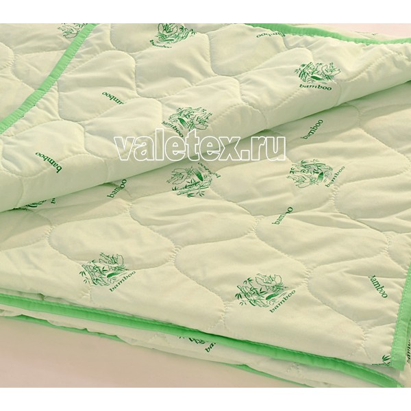 Стеганое одеяло бамбук 100 гр в светло-кремовом полиэстере DSC_0444