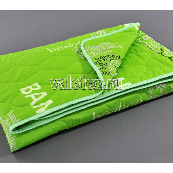 Стеганое одеяло овечья шерсть 200 гр ярко-зеленый поплин DSC_2700