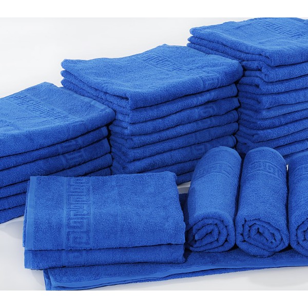 Махровые полотенца синие с бордюром Валетекс FSD_3800.jpg