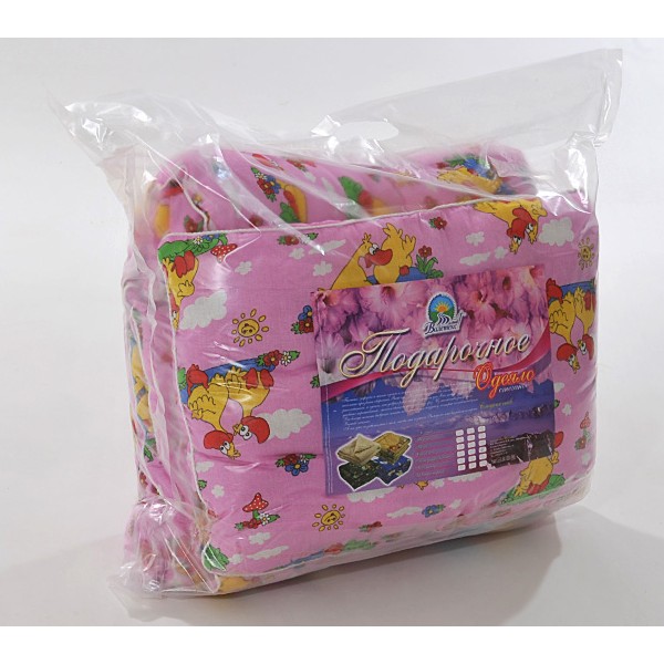 Детское одеяло бязь полиэфир в упаковке