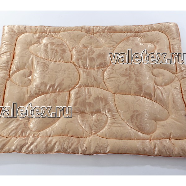 Детской ватное одеяло атлас-сатин кремовое