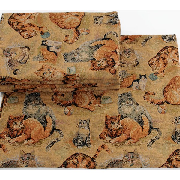 Детское гобеленовое покрывло желтовато-коричневое