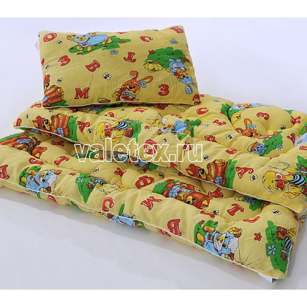 Набор Детский бязь полиэфир жёлтый