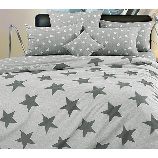 Светло-серая перкаль Орион с темно-серыми звездами и контрастным компаньоном