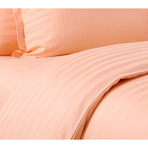 Страйп-сатин серии Нежный персик в полоску01