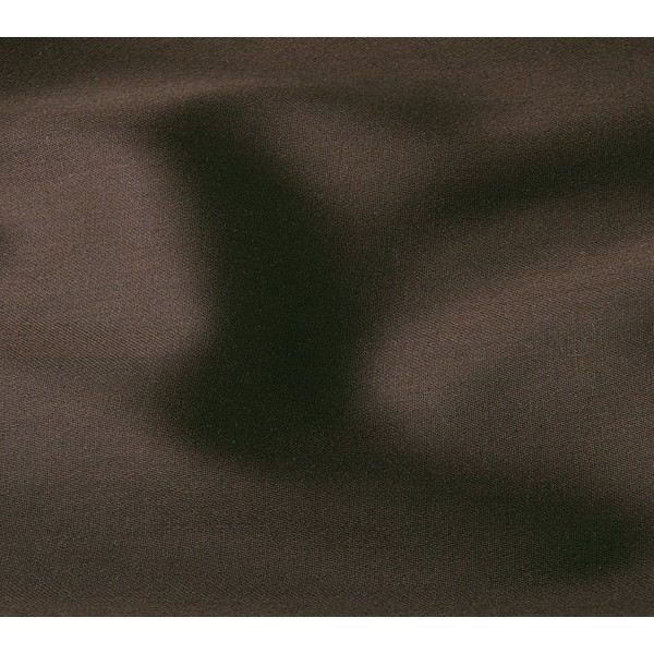 Наволочки на молнии из однотонного коричневого сатина Шоколад