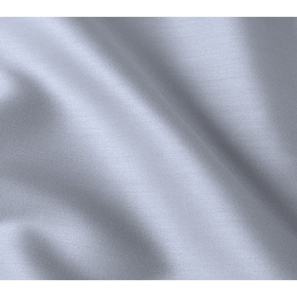 Наволочки из серого-стального однотонного сатина