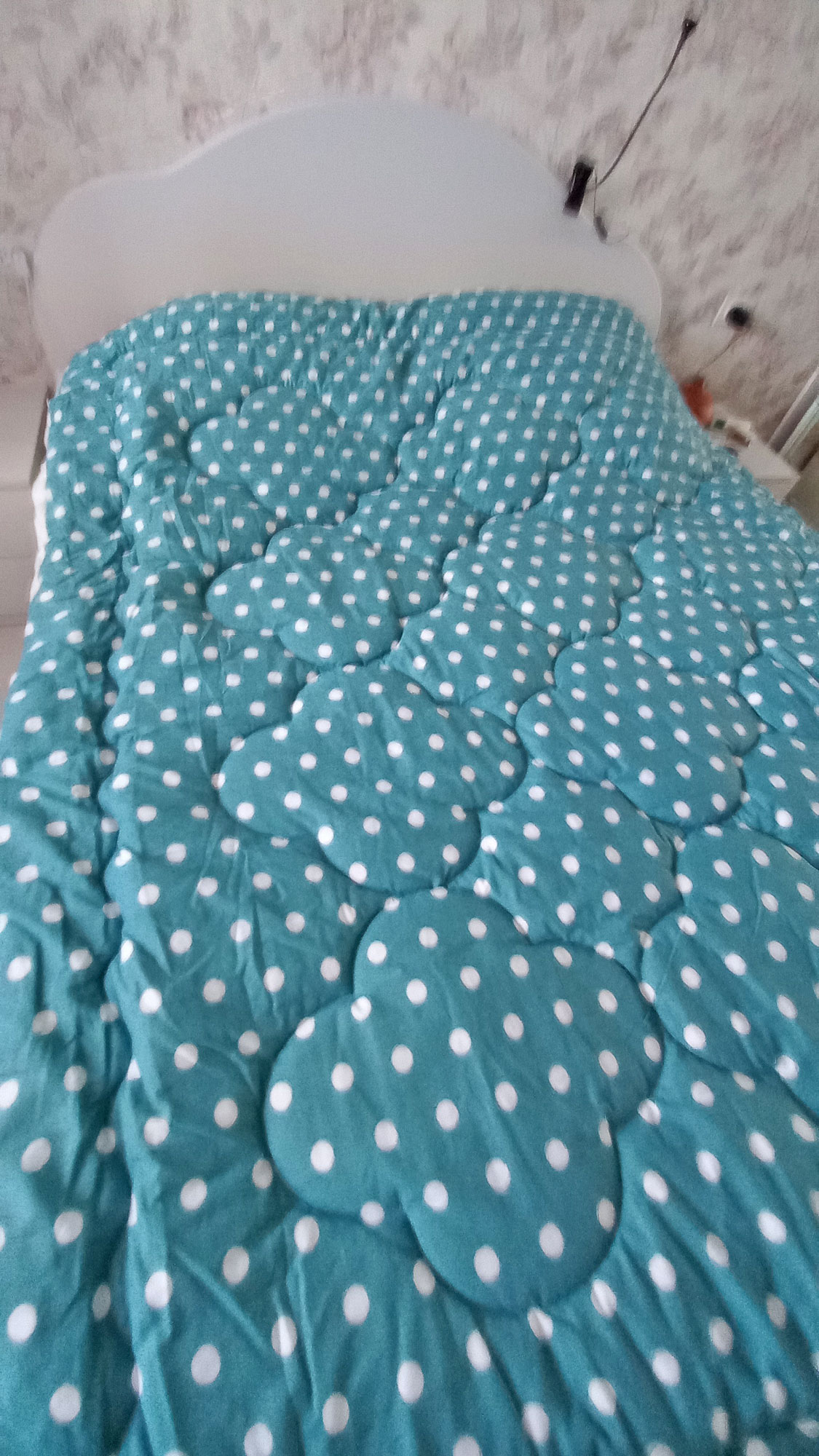 Фото ватного одеяла от покупателя