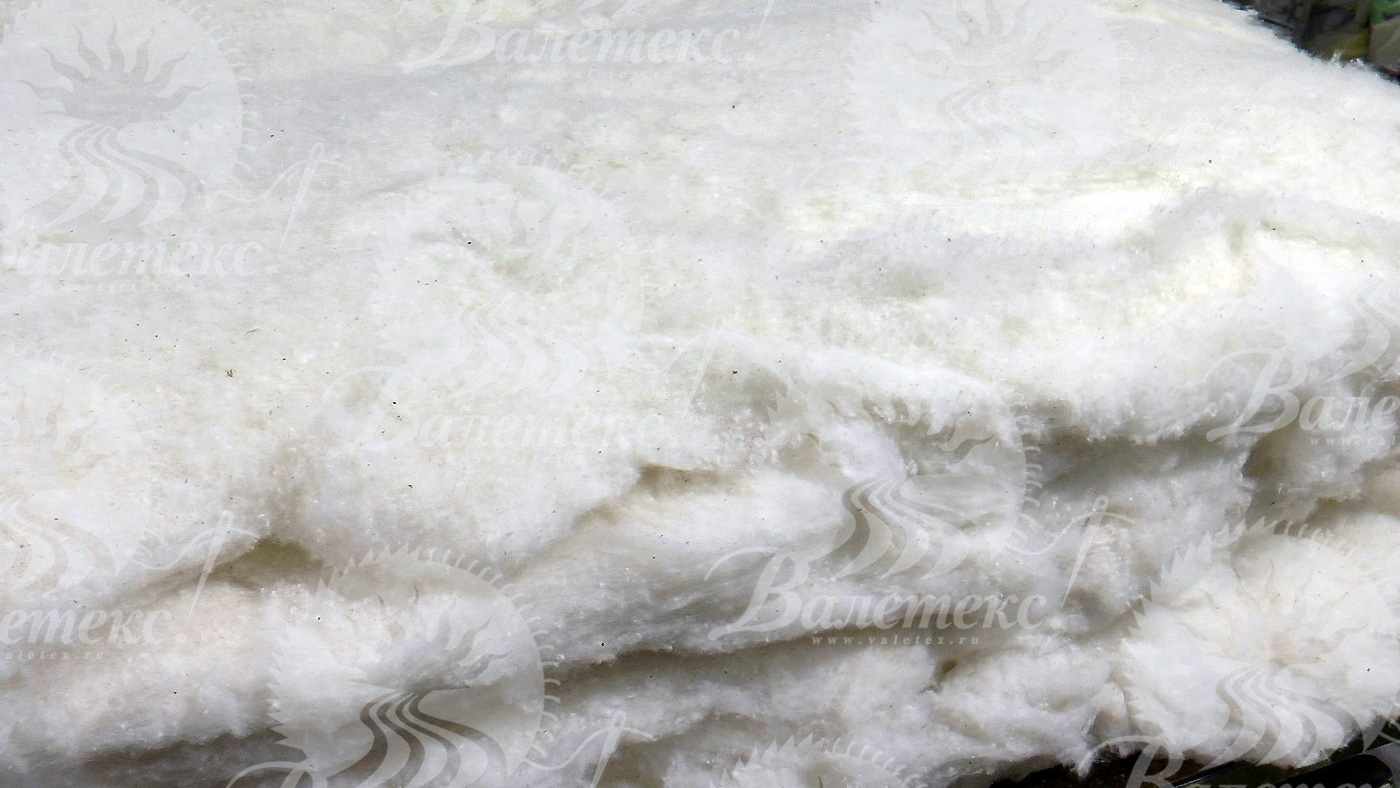 Пластовая чёсанная вата от Валетекс