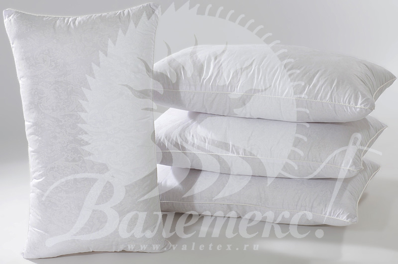 Подушки легкофайбер в поликоттоне 50х70 с кантом